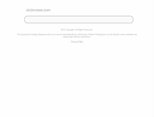 Tablet Screenshot of clicknview.com